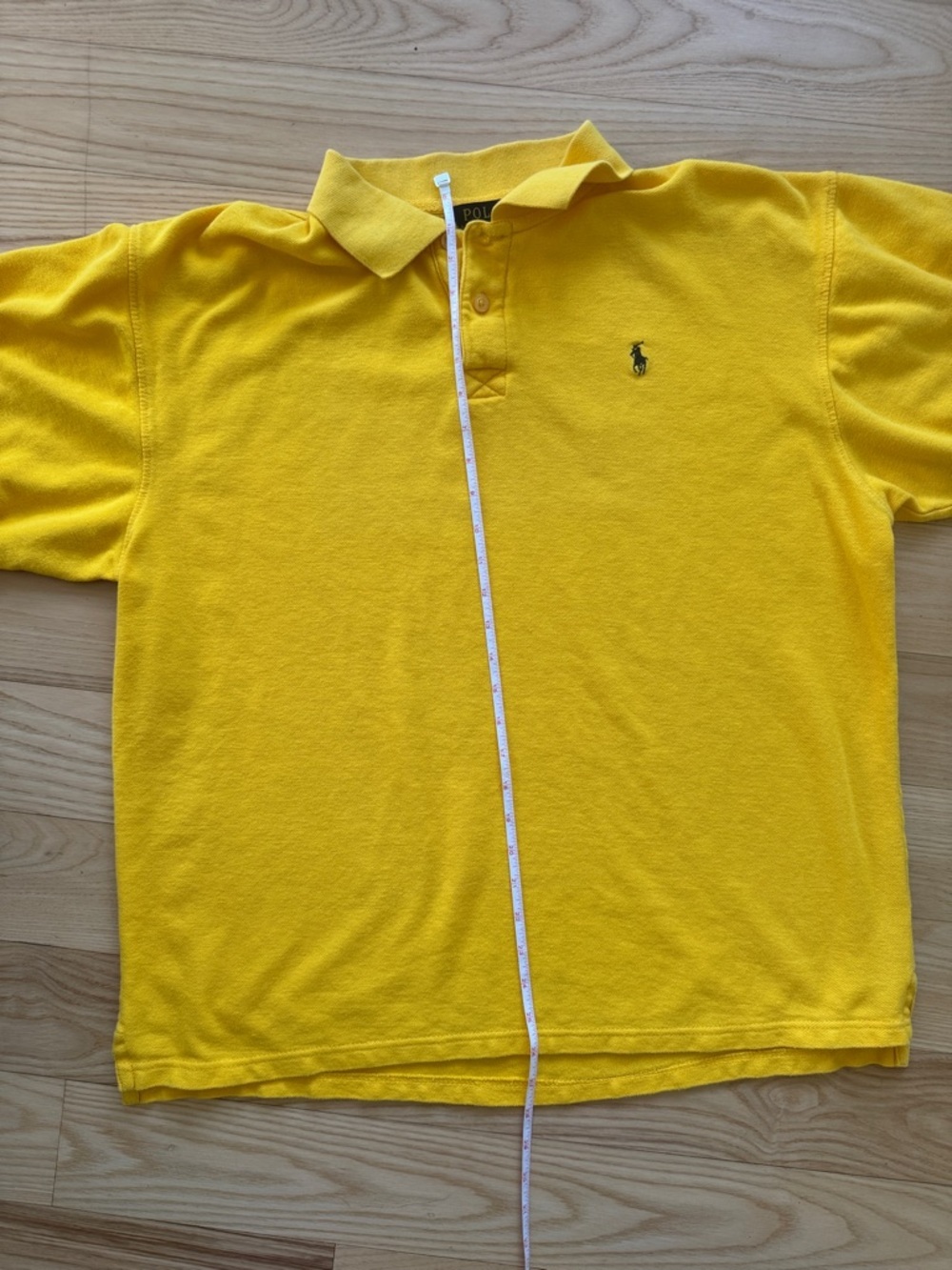 Polo by Ralph Lauren Yellow Men’s Polo Shirt - Picture 7 of 7